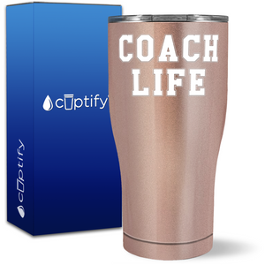 Coach Life on 27oz Curve Tumbler