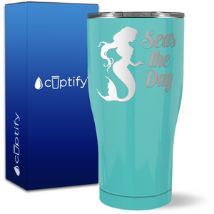 Seas the Day on 27oz Curve Tumbler