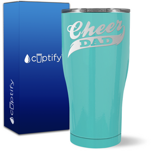 Cheer Dad on 27oz Curve Tumbler