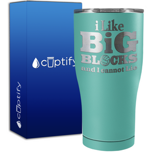 I Like Big Blocks 27oz Curve Stainless Steel Tumbler