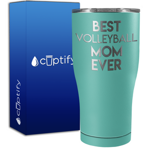 Best Volleyball Mom Ever 27oz Curve Stainless Steel Tumbler