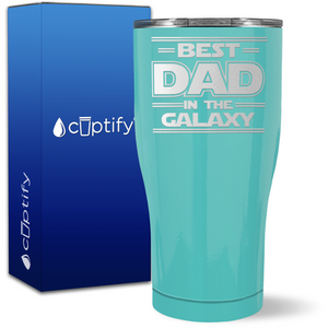 Best Dad in the Galaxy on 27oz Curve Tumbler