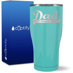 Dad Since on 27oz Curve Tumbler