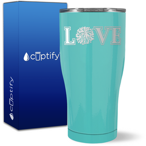 Love Cheer on 27oz Curve Tumbler