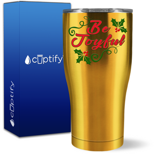 Be Joyful 27oz Curve Tumbler