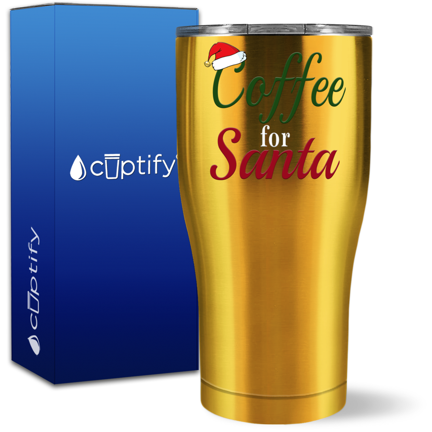 Coffe for Santa 27oz Curve Tumbler