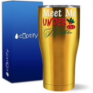 Meet Me Under the Mistletoe 27oz Curve Tumbler