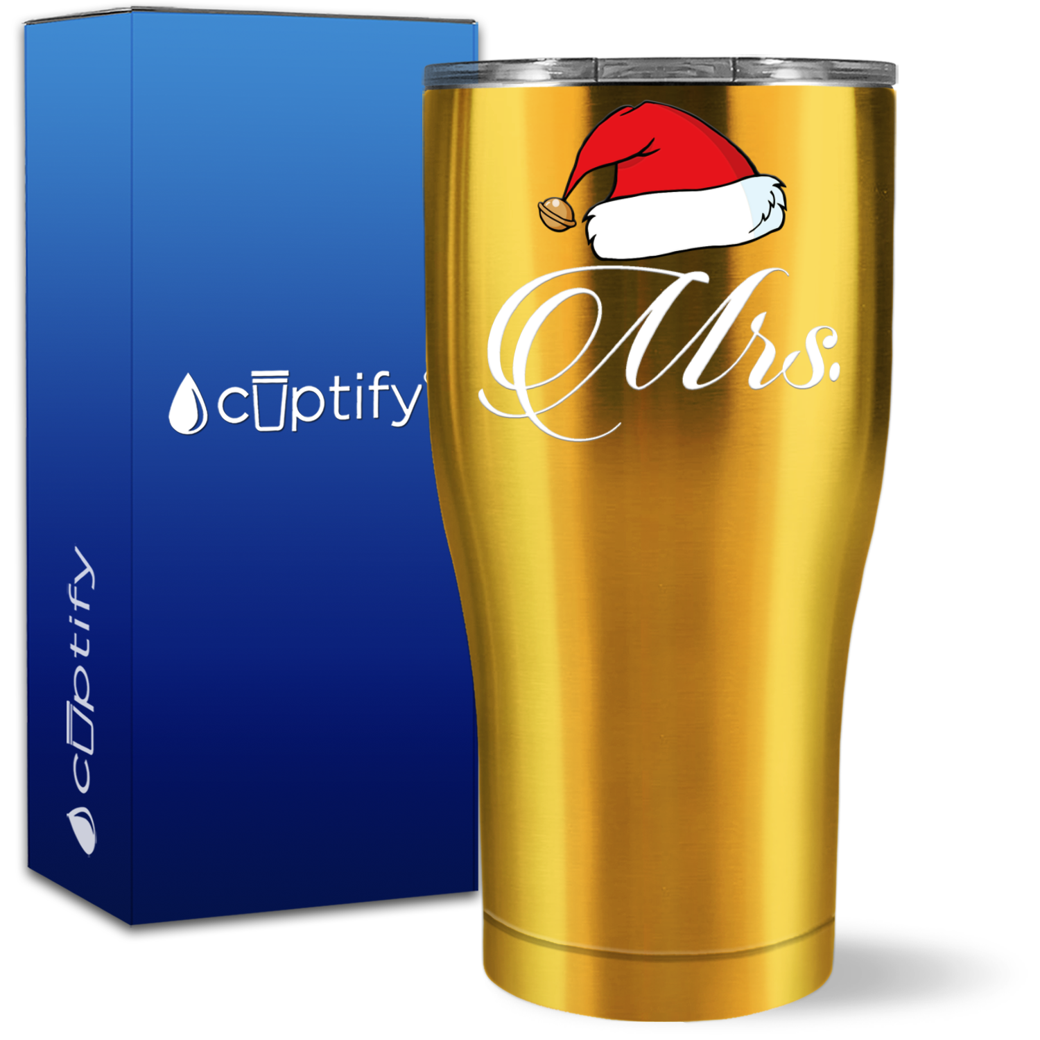 Mrs Clause 27oz Curve Tumbler