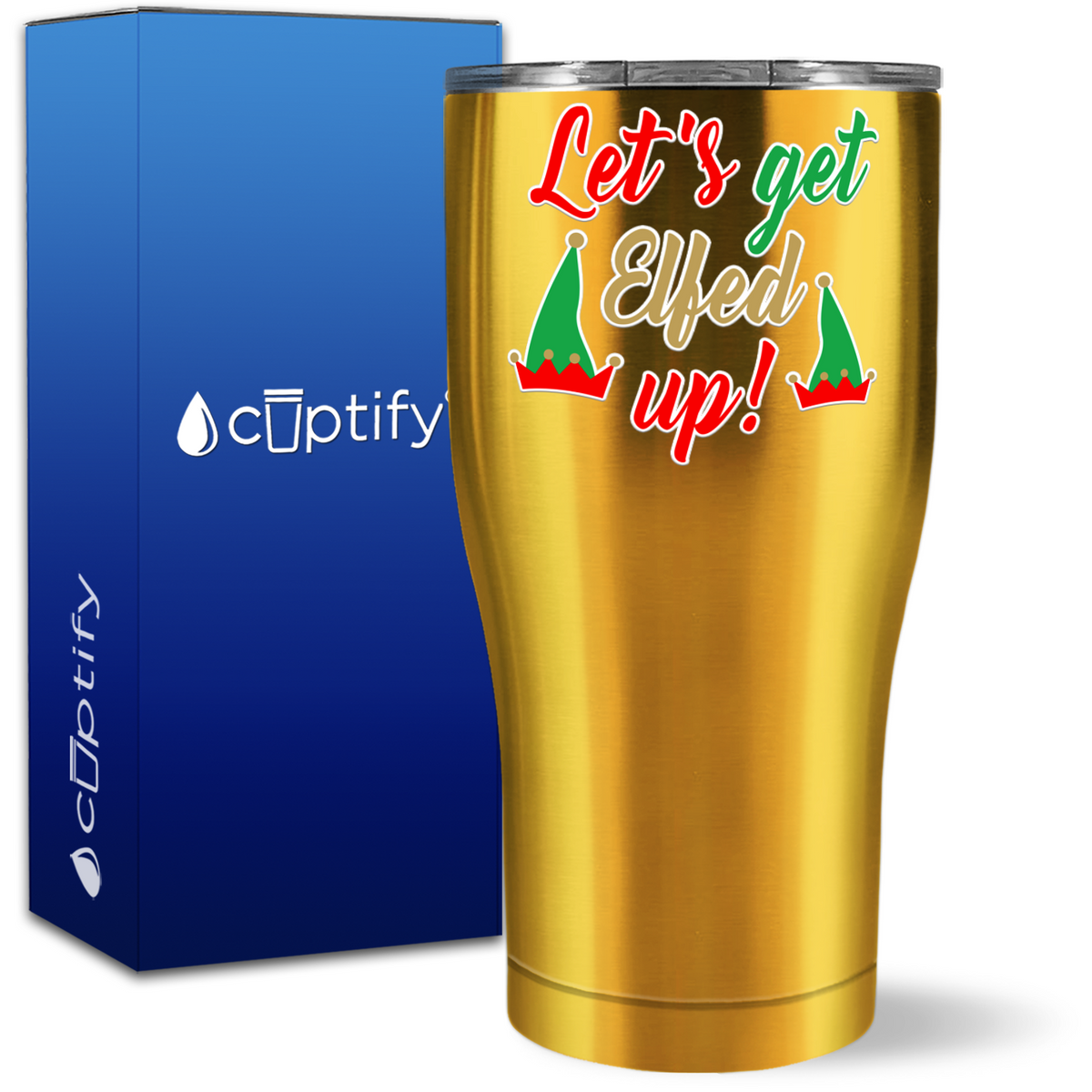 Let's Get Elfed Up 27oz Curve Tumbler