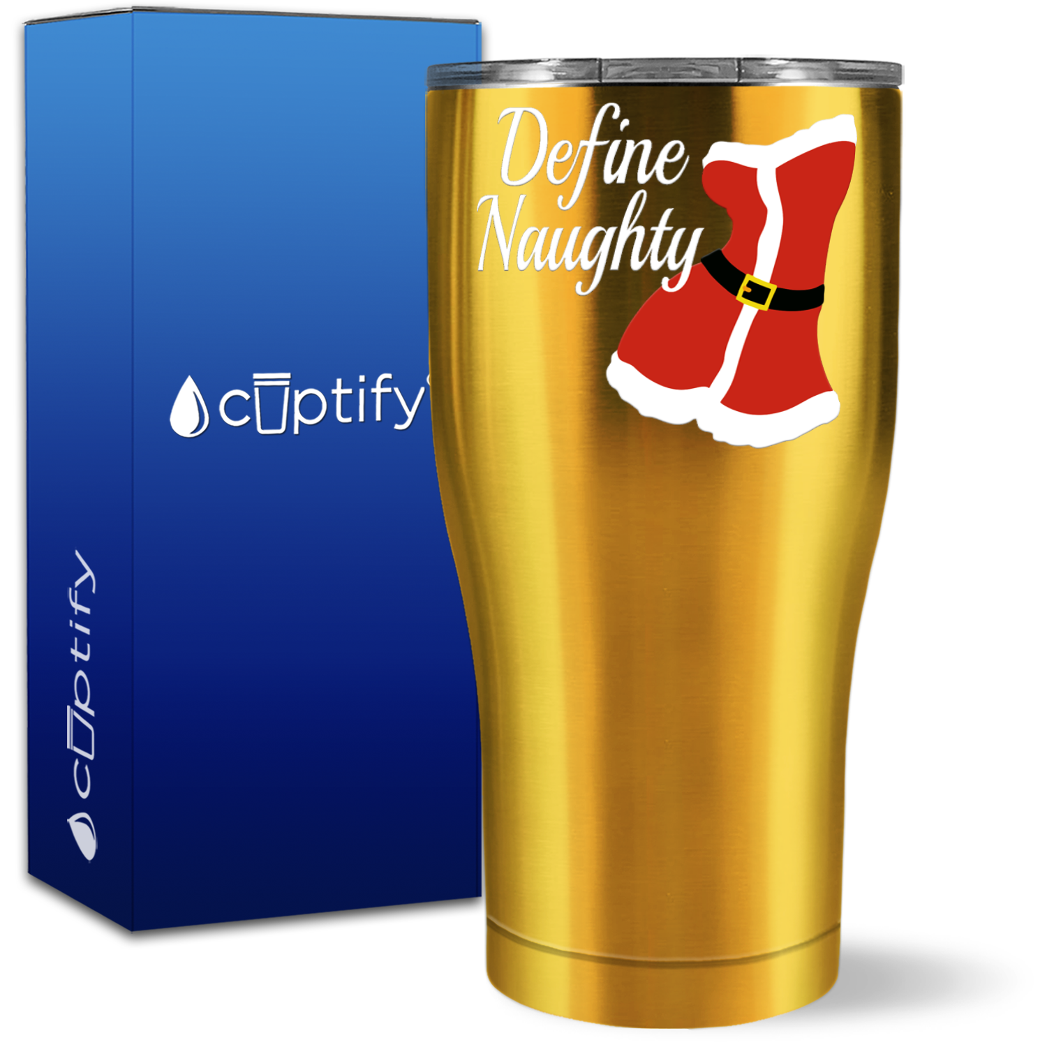 Define Naughty 27oz Curve Tumbler