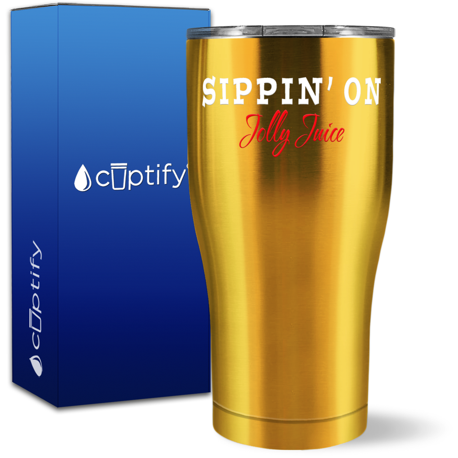 Sippin' on Jolly Juice 27oz Curve Tumbler