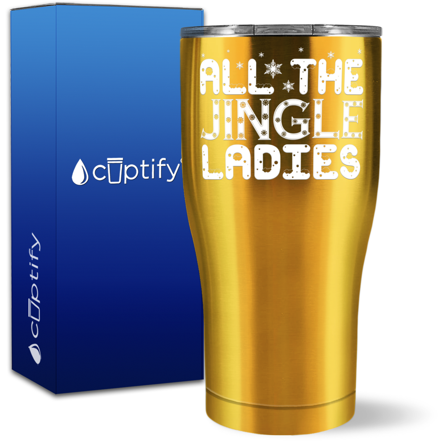 All The Jingle Ladies 27oz Curve Tumbler
