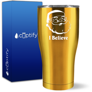 I Believe in Santa 27oz Curve Tumbler