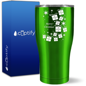 White Presents 27oz Curve Tumbler