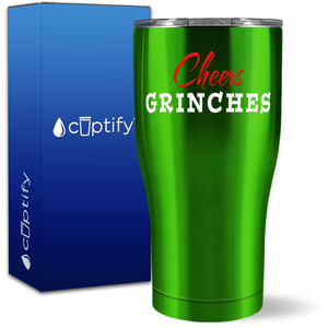 Cheers Grinches 27oz Curve Tumbler