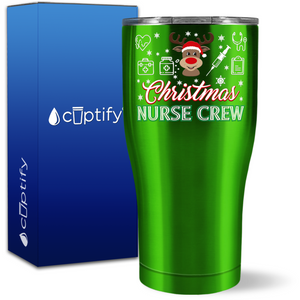 Christmas Nurse Crew 27oz Curve Tumbler