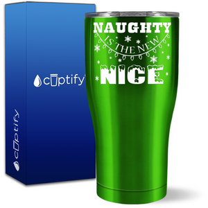 Naughty is the New Nice 27oz Curve Tumbler