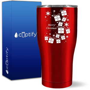 White Presents 27oz Curve Tumbler