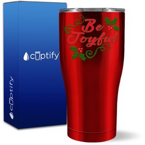 Be Joyful 27oz Curve Tumbler