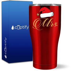 Mrs Clause 27oz Curve Tumbler