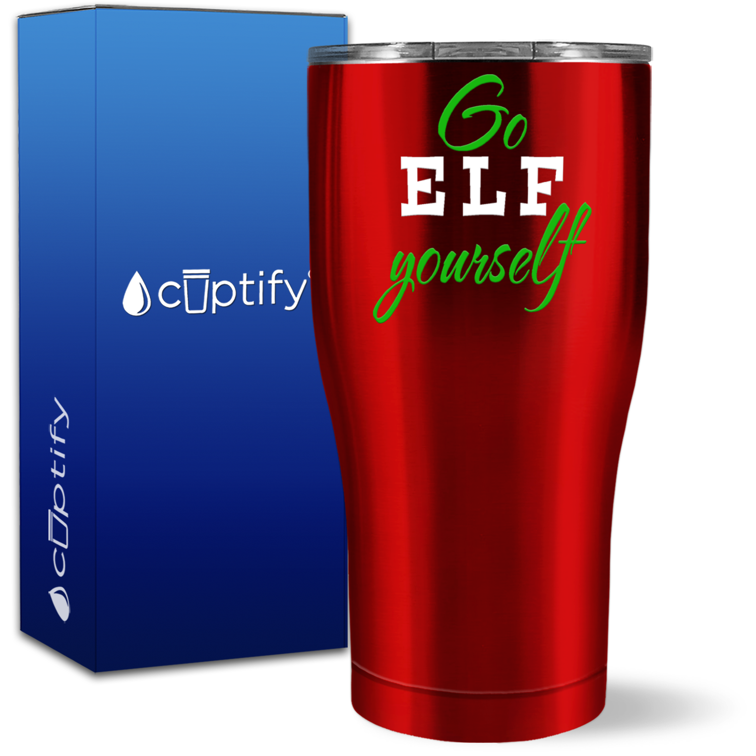 Go ELF Yourself 27oz Curve Tumbler