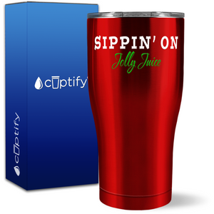 Sippin' on Jolly Juice 27oz Curve Tumbler