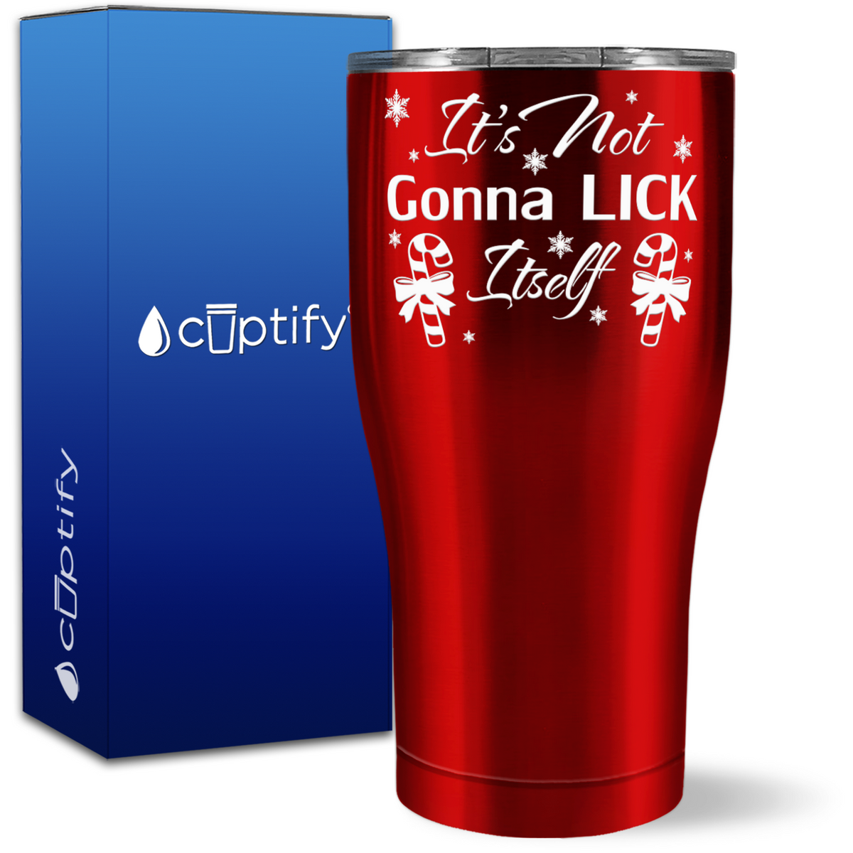 It's Not Gonna Lick Itself 27oz Curve Tumbler