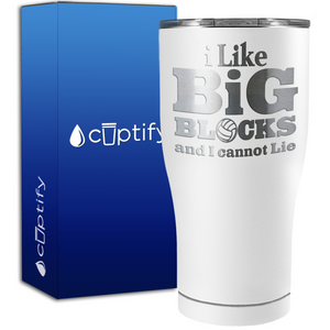 I Like Big Blocks 27oz Curve Stainless Steel Tumbler