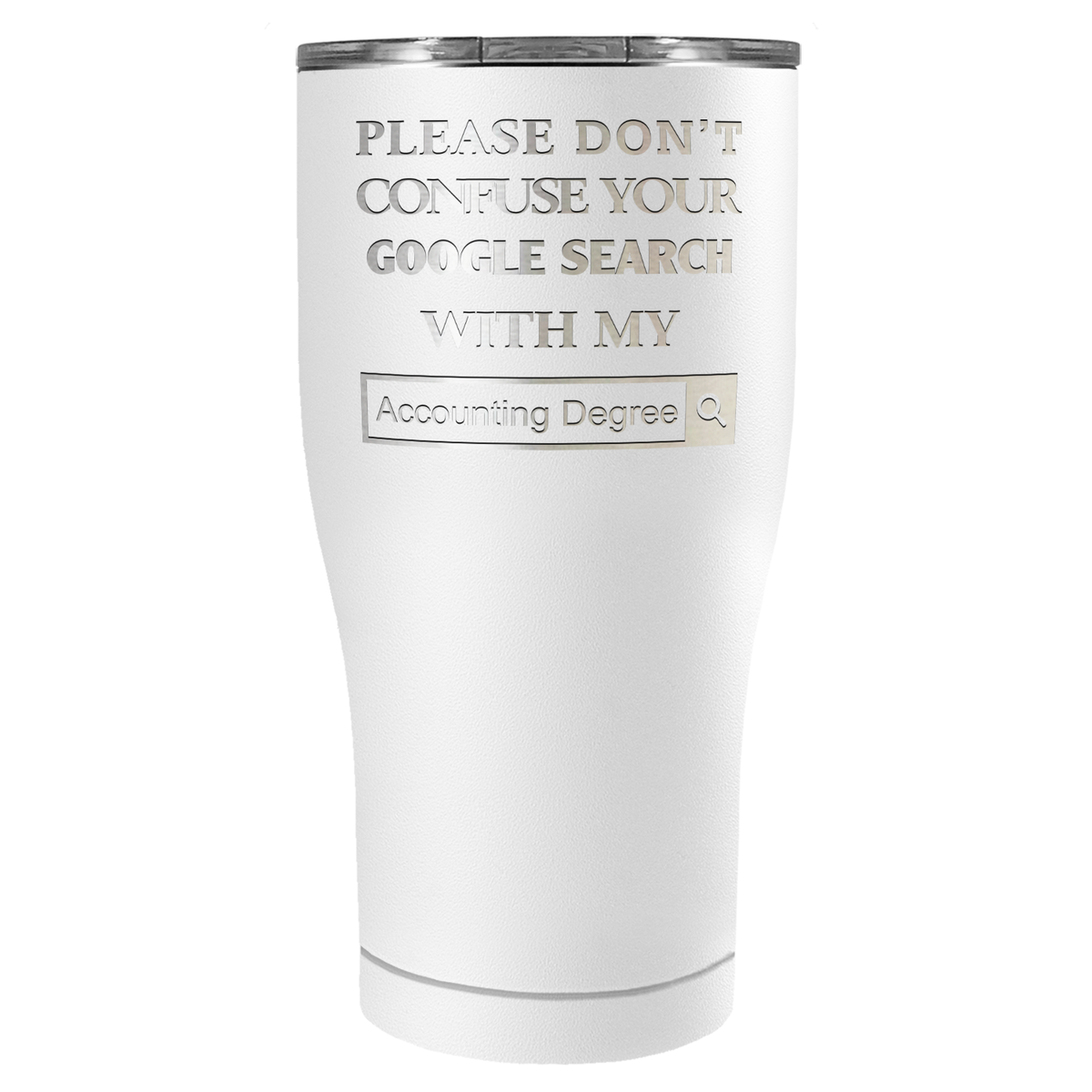 Accountant We do Precision Guess Work on 27oz Stainless Steel Tumbler