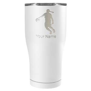 Personalized Basketball Girl Player Silhouette on 27oz Curve Tumbler