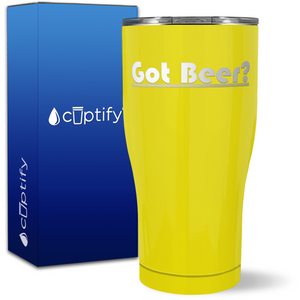 Got Beer? on 27oz Curve Tumbler