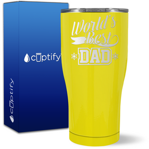 World's Best Dad on 27oz Curve Tumbler