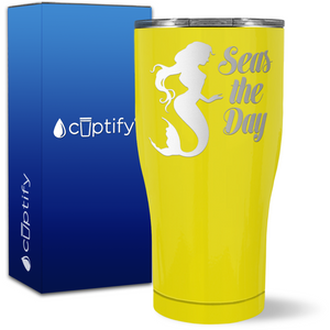 Seas the Day on 27oz Curve Tumbler