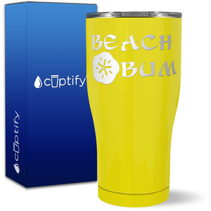 Beach Bum on 27oz Curve Tumbler