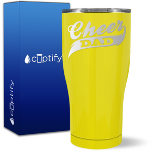 Cheer Dad on 27oz Curve Tumbler