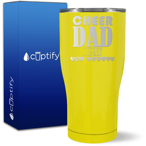 Cheer Dad I Pay She Cheers on 27oz Curve Tumbler