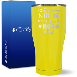 Bleachers & Bling on 27oz Curve Tumbler