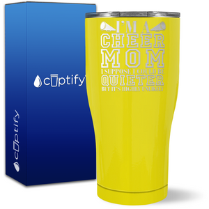 I'm a Cheer Mom on 27oz Curve Tumbler