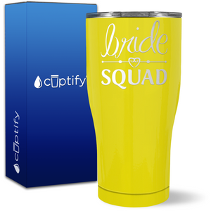 Bride Squad Heart on 27oz Curve Tumbler