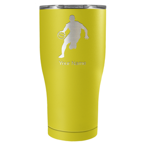 Personalized Basketball Player Silhouette Tumbler