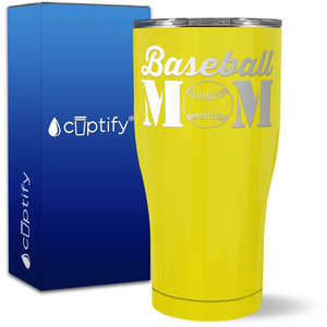 Baseball Mom on 27oz Curve Tumbler