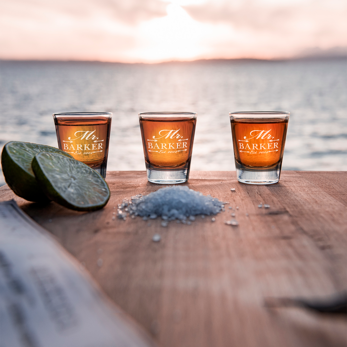 Personalized Mr. Arrows Shot Glass