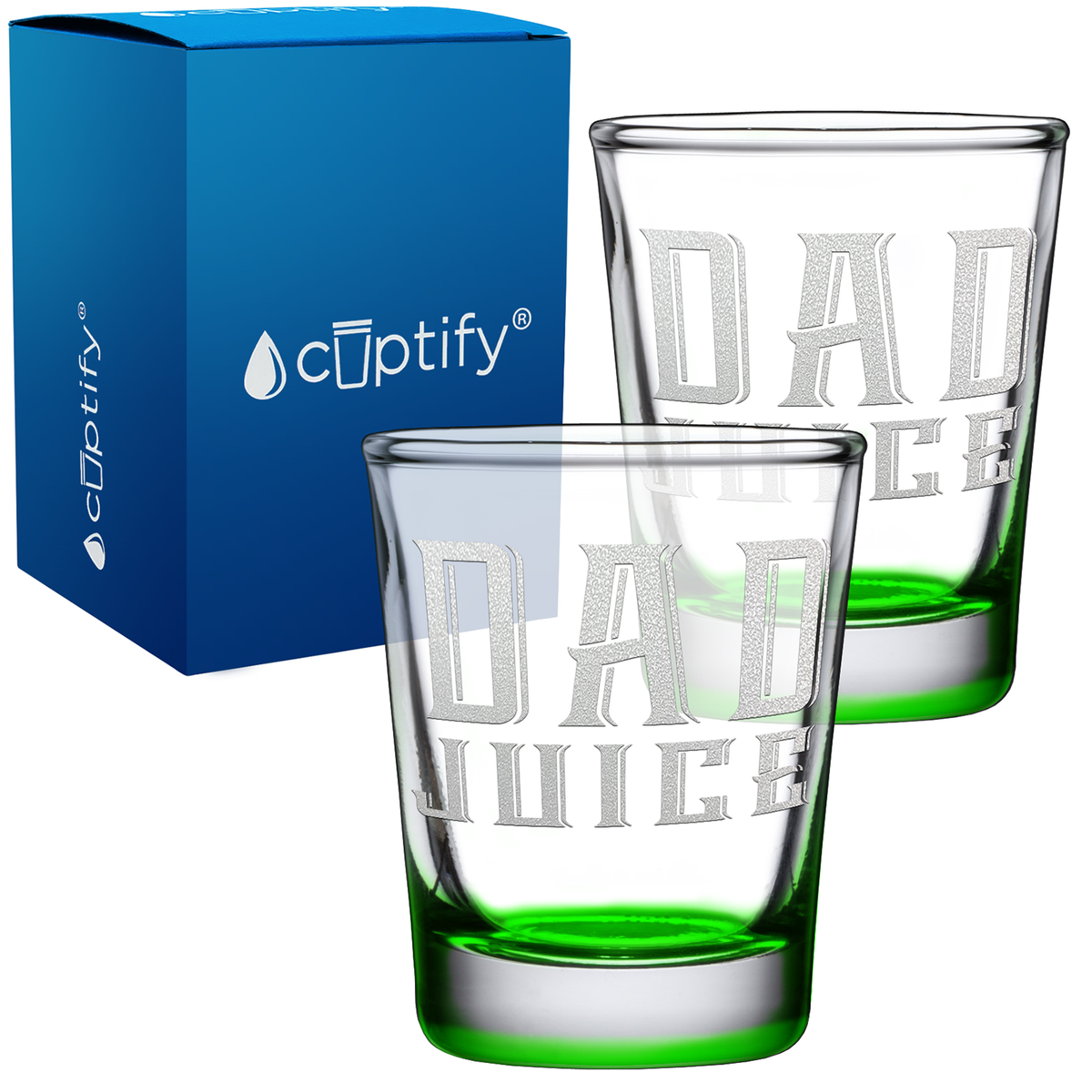 Dad Juice 2oz Shot Glasses - Set of 2