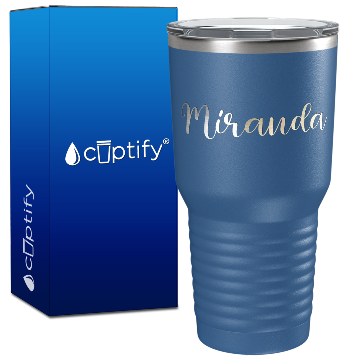 Personalized Miranda Style on 30oz Tumbler