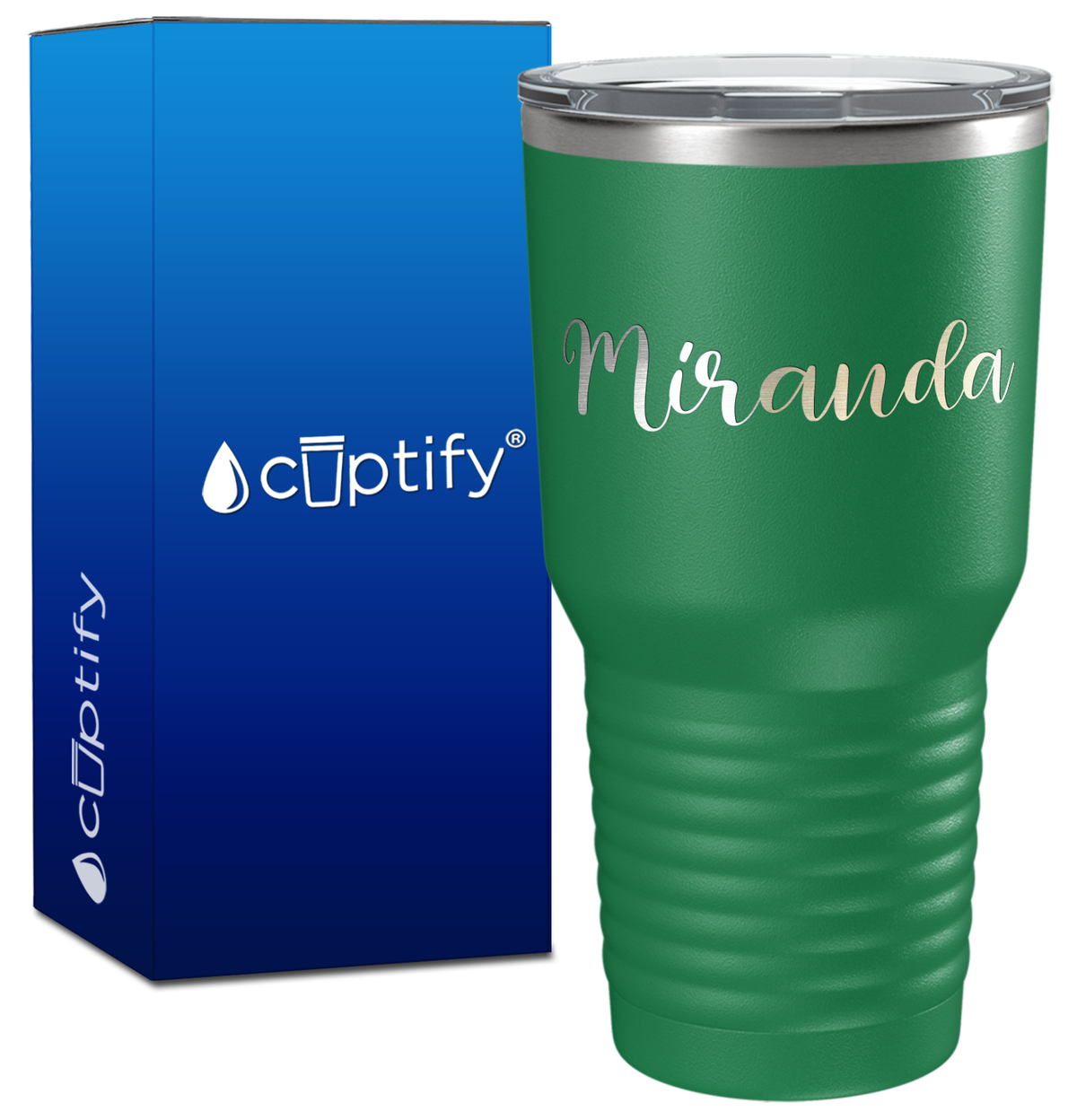 Personalized Miranda Style on 30oz Tumbler
