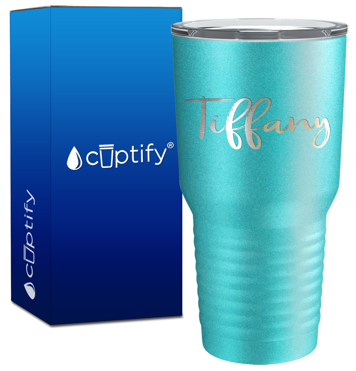 Personalized Tiffany Style on 30oz Tumbler