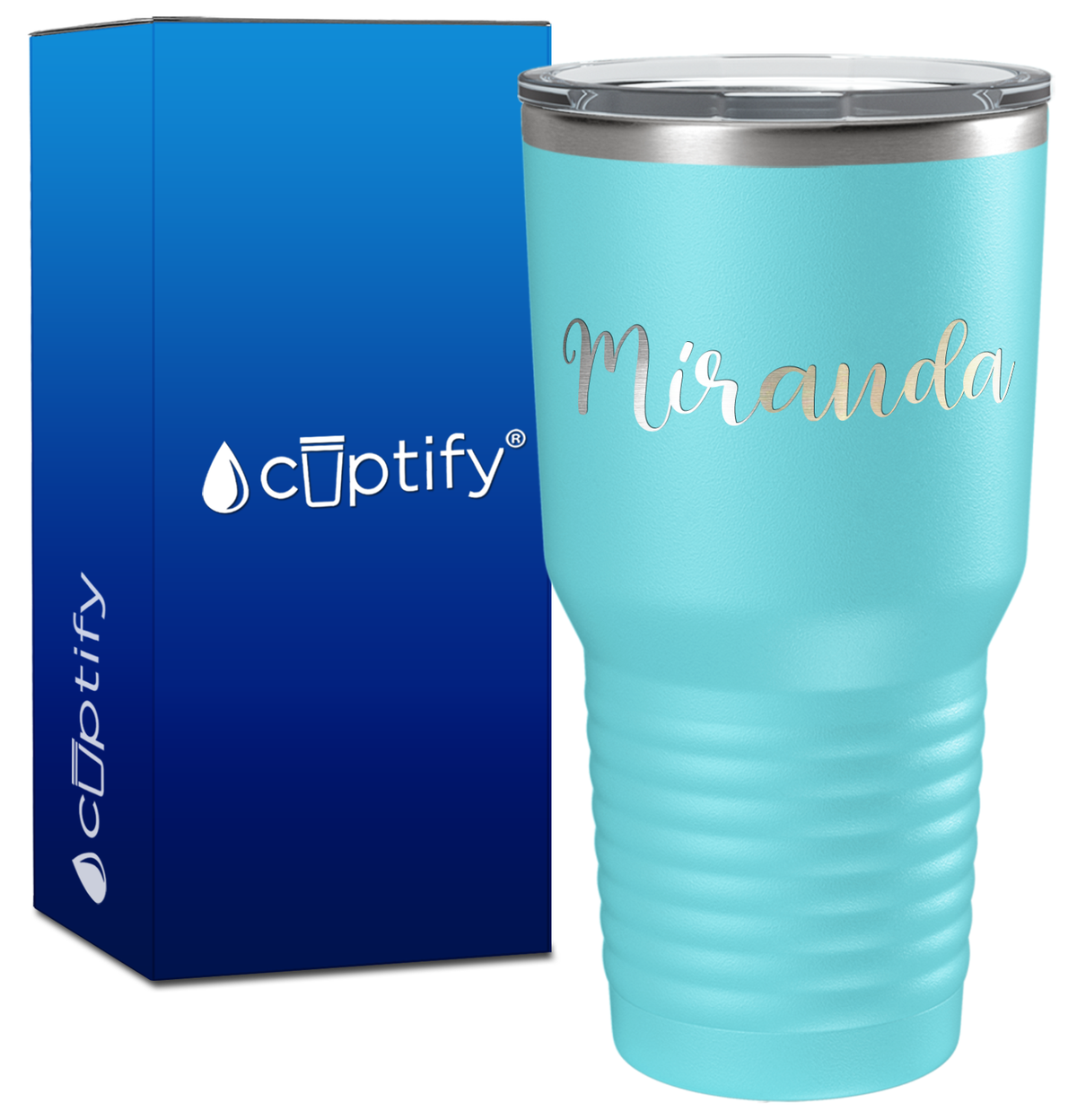 Personalized Miranda Style on 30oz Tumbler