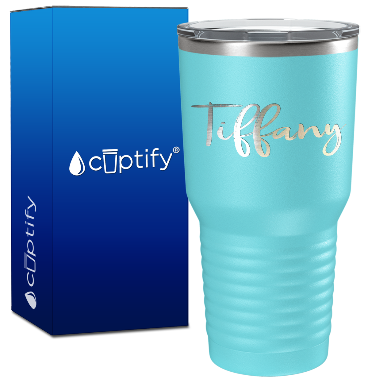 Personalized Tiffany Style on 30oz Tumbler