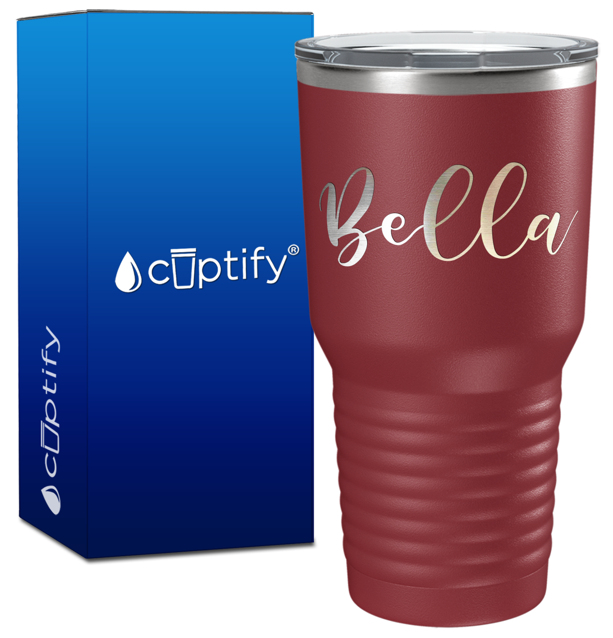 Personalized Bella Style on 30oz Tumbler