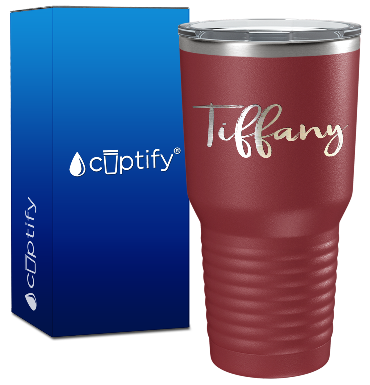 Personalized Tiffany Style on 30oz Tumbler